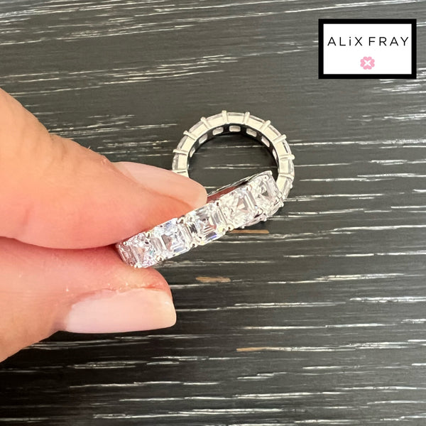 Princess Cut Eternity Bands