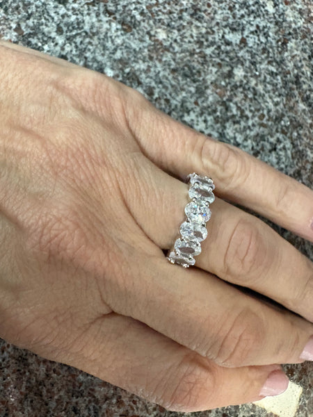 Oval Eternity Band