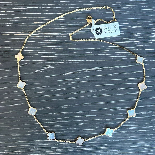 14kt Clover Necklace