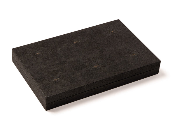Leather and Marble Backgammon Set
