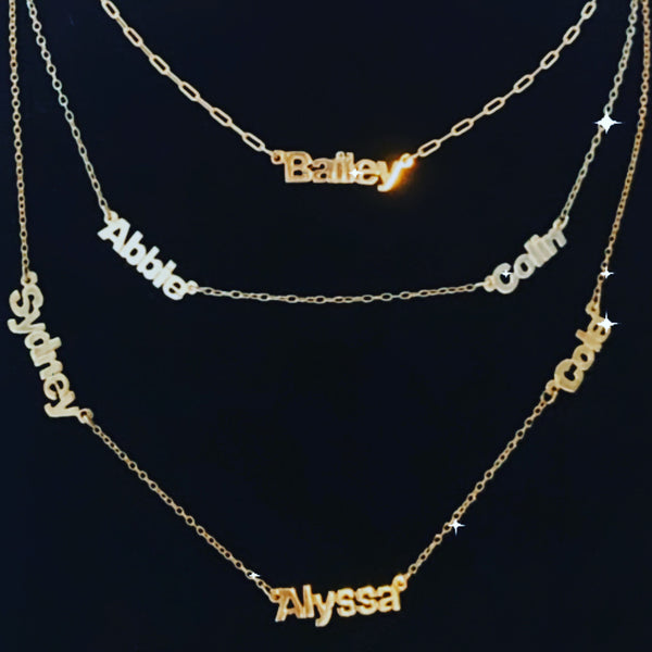 Family Name Necklace