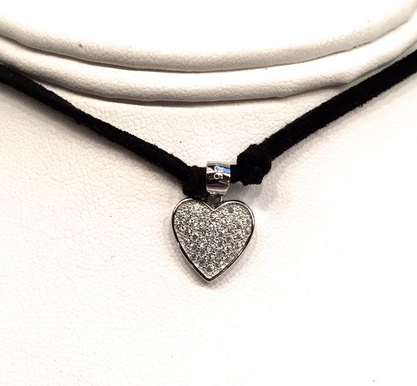 Leather "Charm Me" Choker