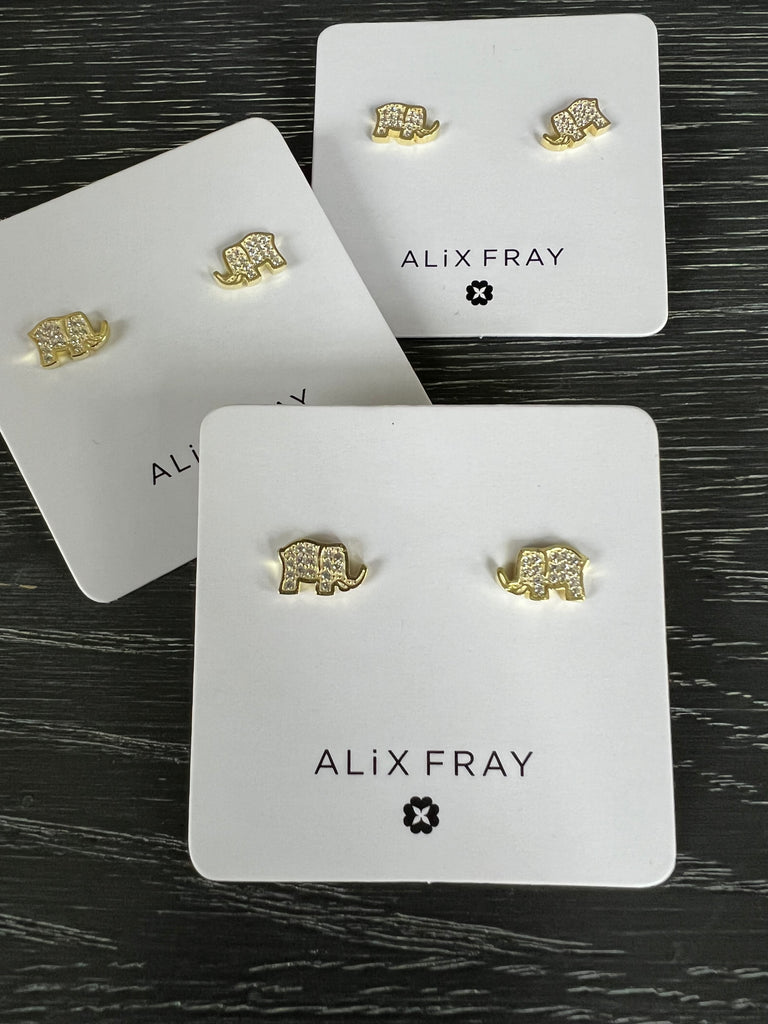 Mini Elephant Earrings