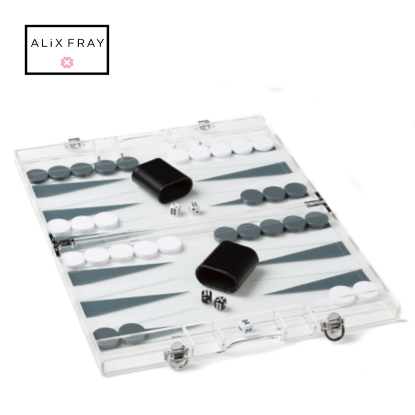 Acrylic Backgammon Set