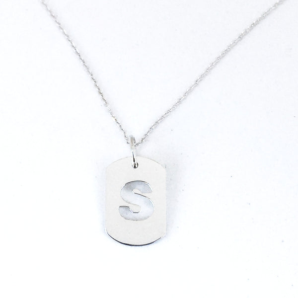 Inital Mini Dog Tag