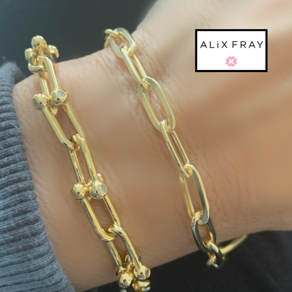 Paper Clip Link Bracelet