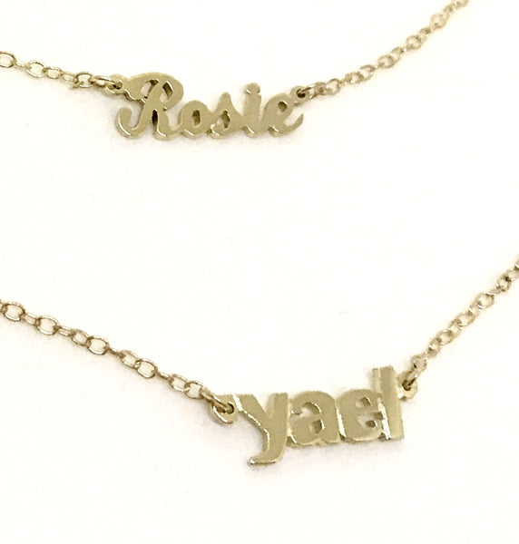 Mini Name Necklace