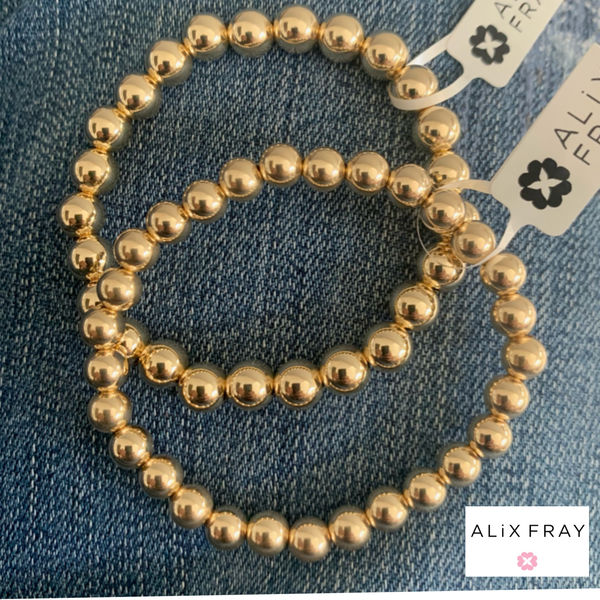 14kt Gold Ball Bracelet