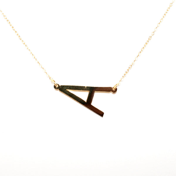 "Small" Initial Necklace