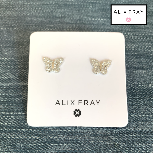 Butterfly CZ Earrings