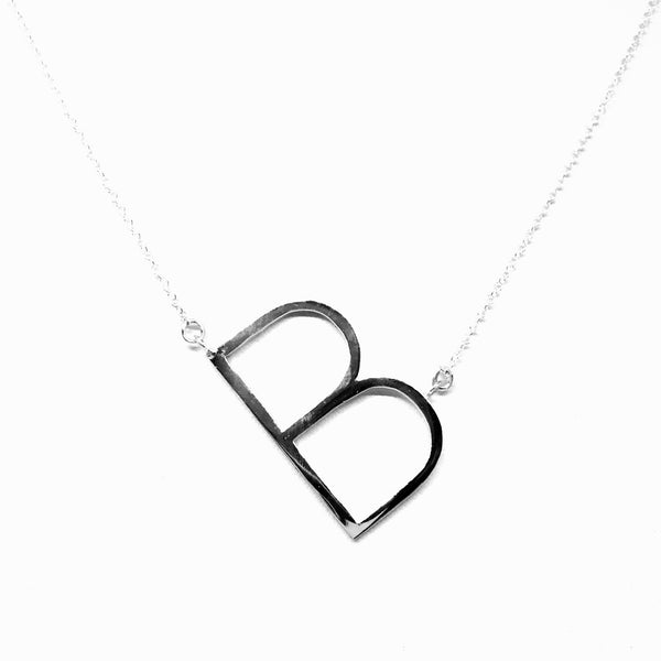 "B" Initial Necklace
