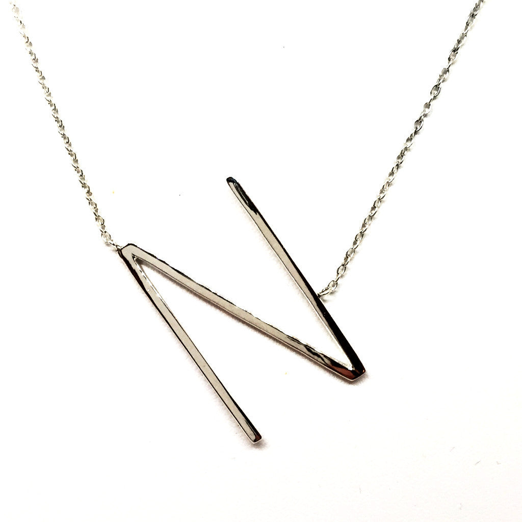 "N" Initial Necklace