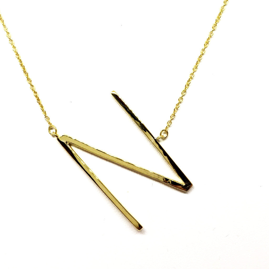 "N" Initial Necklace