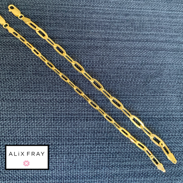 Paper Clip Link Bracelet
