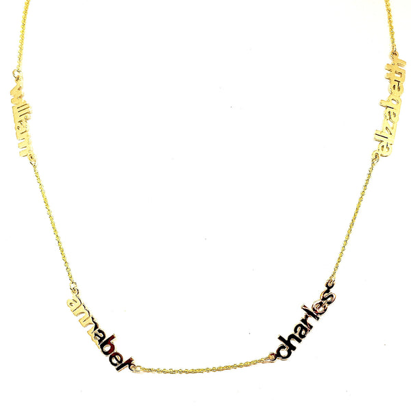 Family Name Necklace