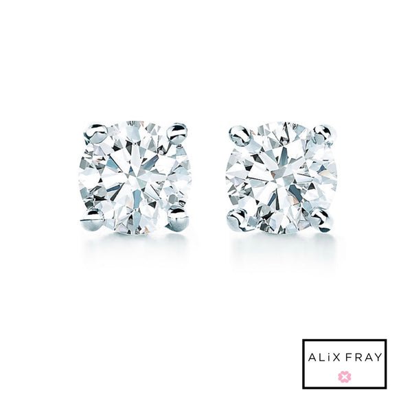 14kt CZ Studs