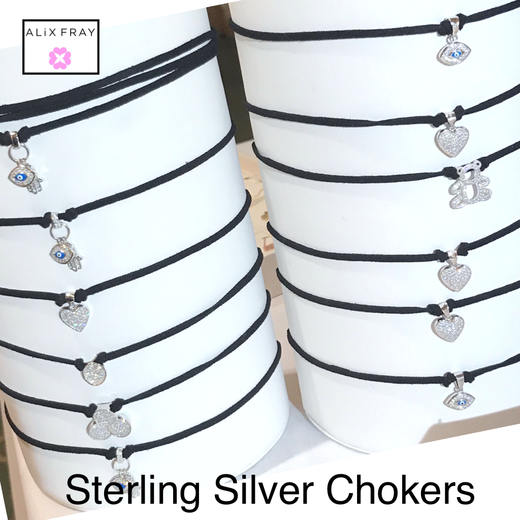 Leather "Charm Me" Choker