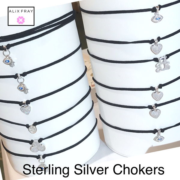 Leather "Charm Me" Choker