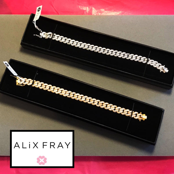 Pave Chain Link Bracelet