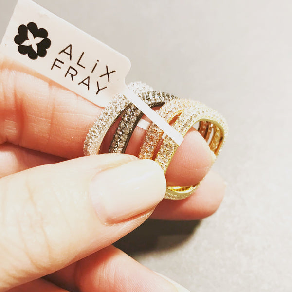 Medium Square Stack Rings
