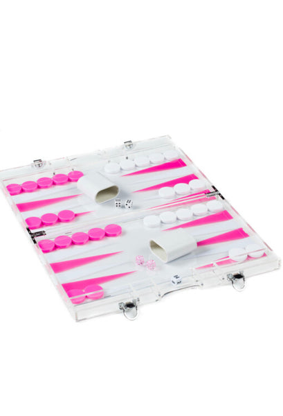 Acrylic Backgammon Set