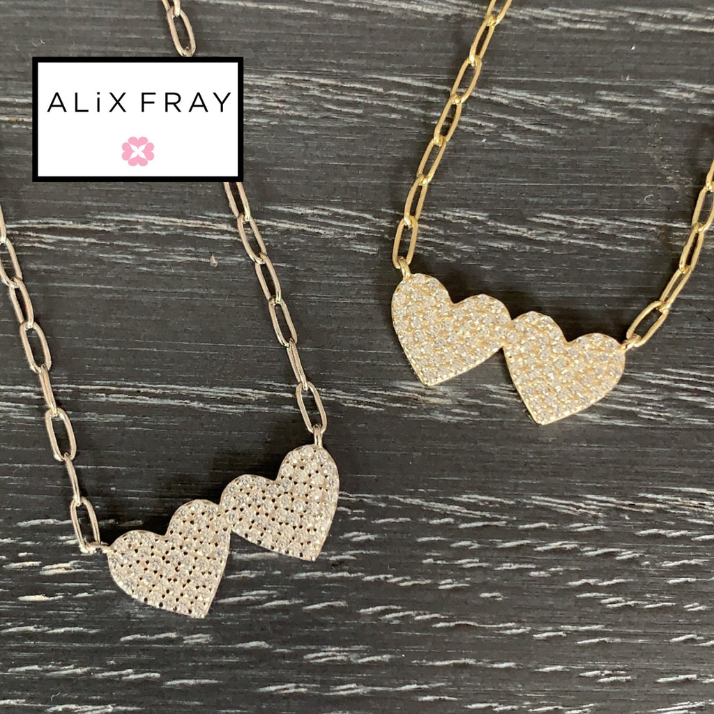 Double Heart Necklace