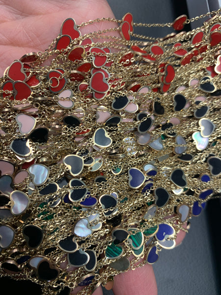 14kt Heart Bracelet