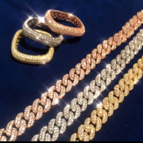 Pave Chain Link Bracelet