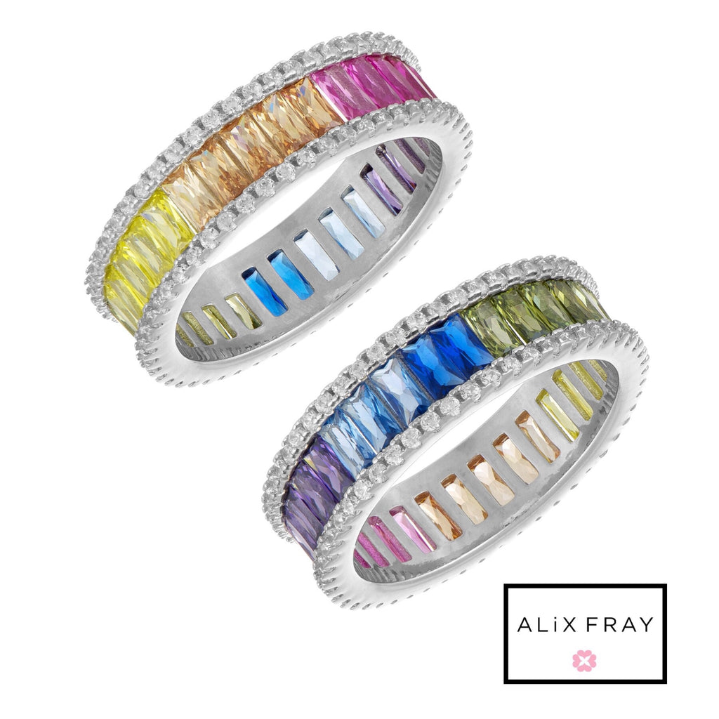 Rainbow Baguette Bands