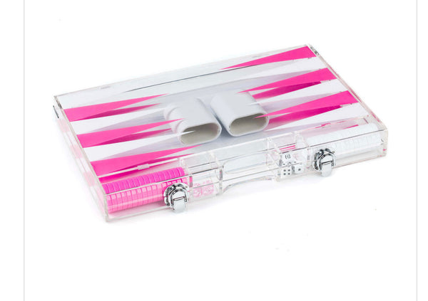 Acrylic Backgammon Set