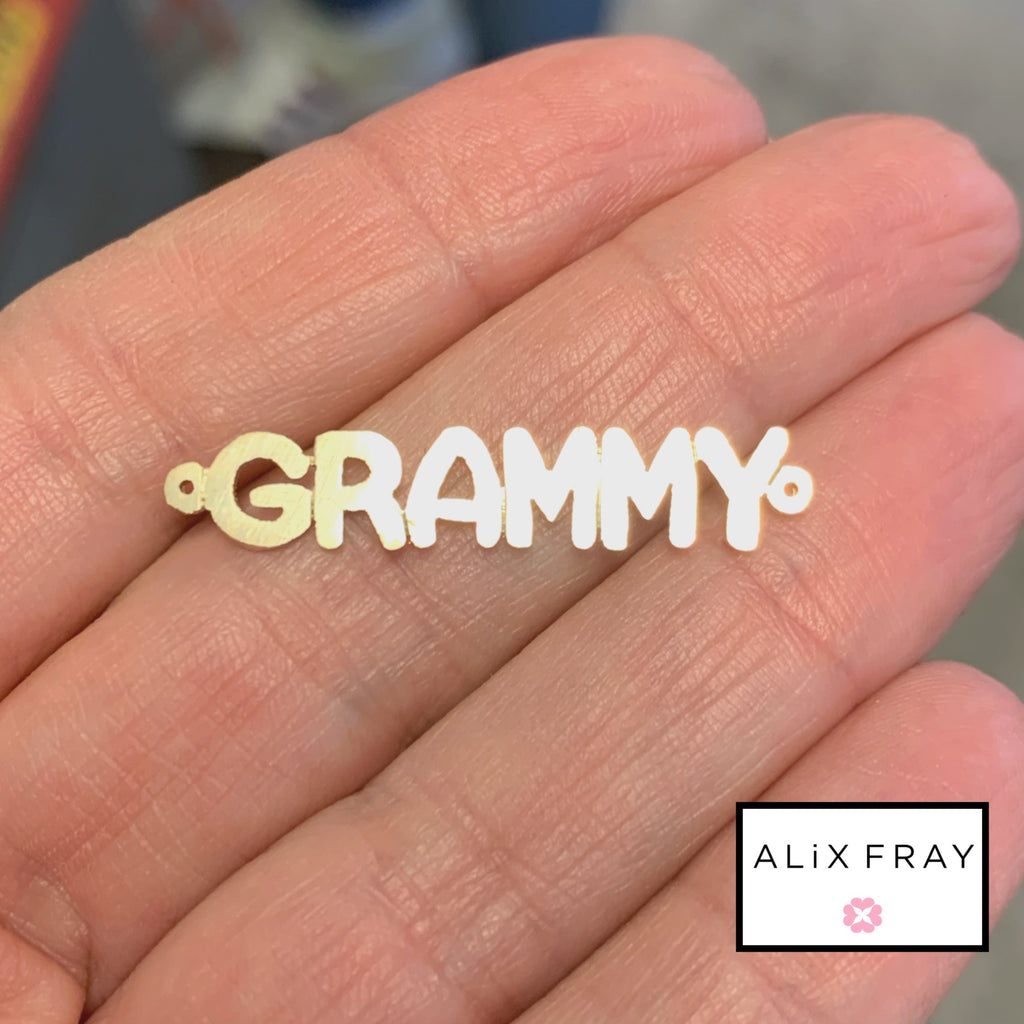 Bubble Name Necklace