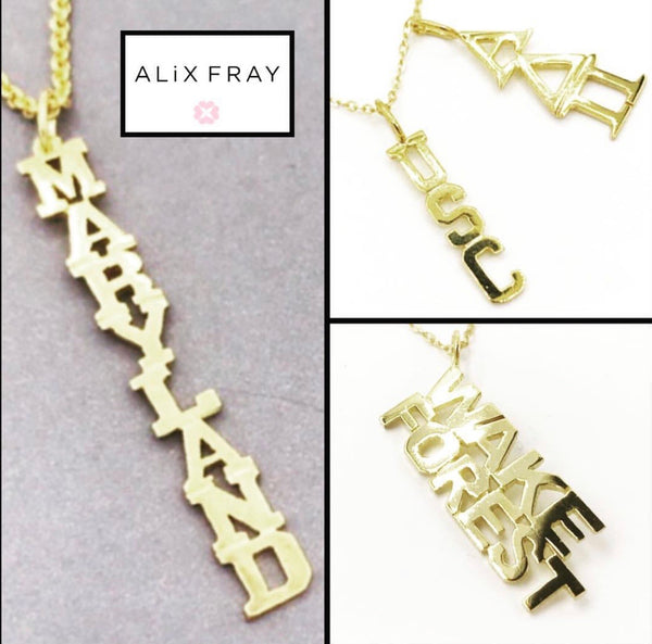 College Time Necklace
