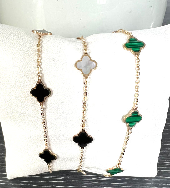 14kt Clover Bracelet