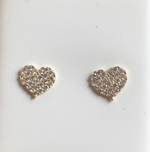 14kt Sweet Heart Earrings