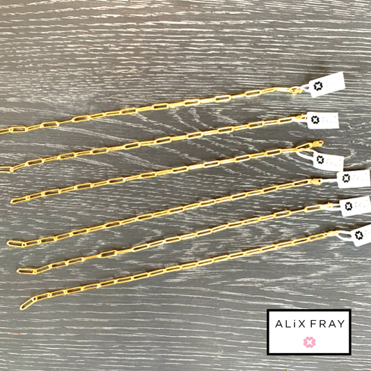 Paper Clip Link Anklet