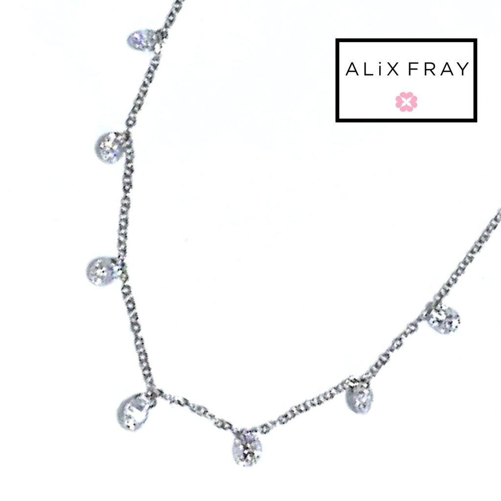 Hanging CZ Necklace