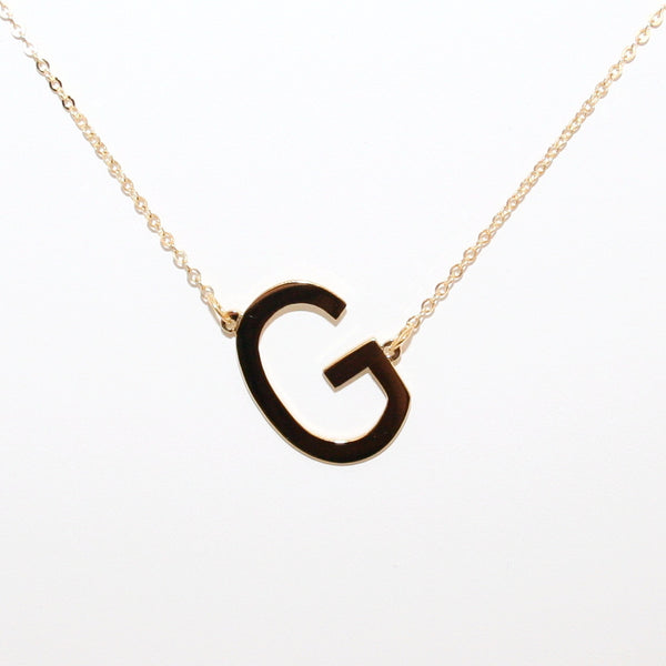 "Small" Initial Necklace