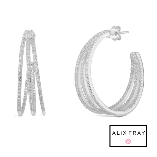 Triple Band Hoops