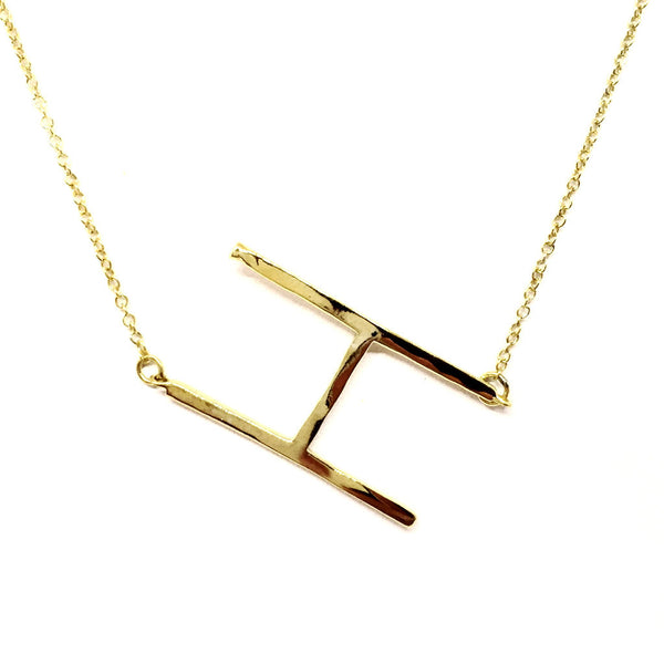 "H" Initial Necklace