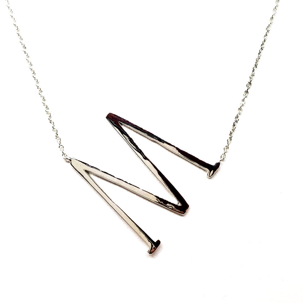 "M" Initial Necklace
