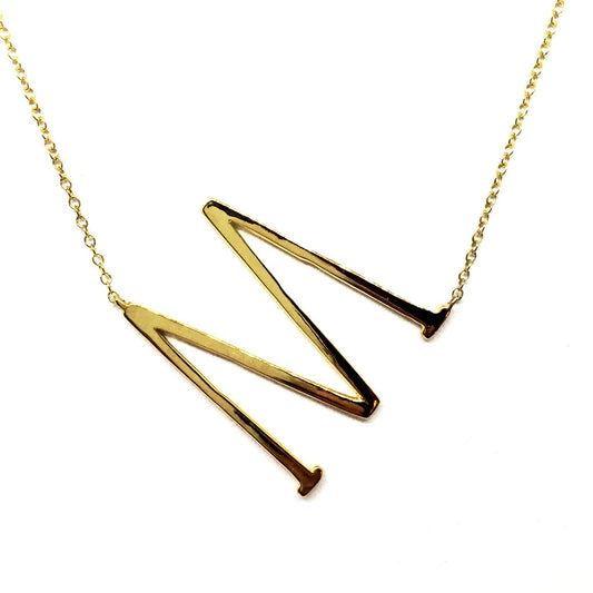 "M" Initial Necklace
