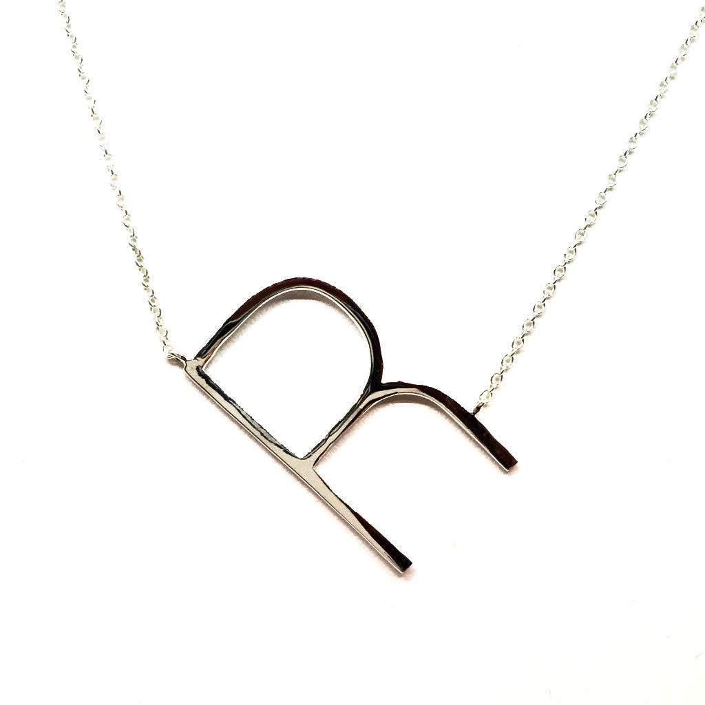 "R" Initial Necklace