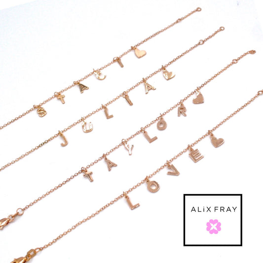 Hanging Mini Name Bracelet