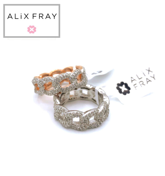 Pave Open Link Ring