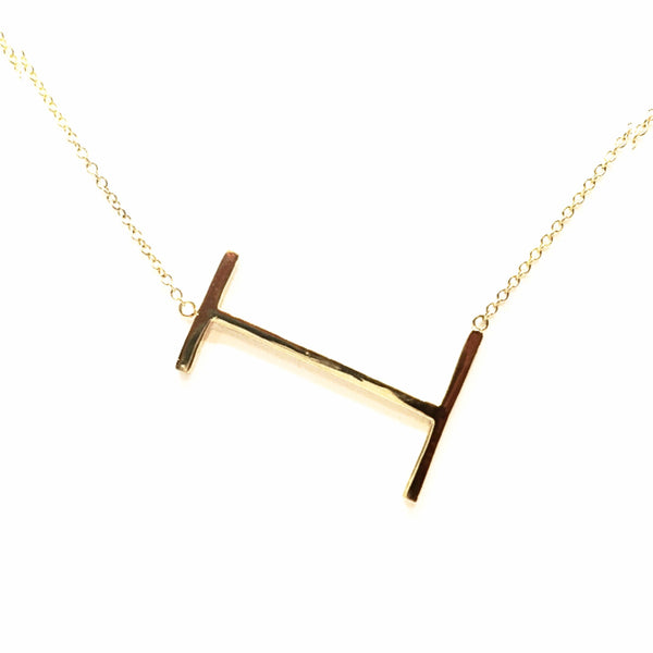 "I" Initial Necklace