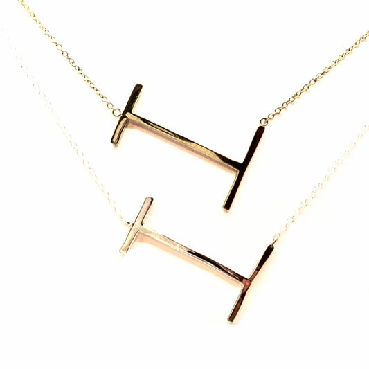 "I" Initial Necklace