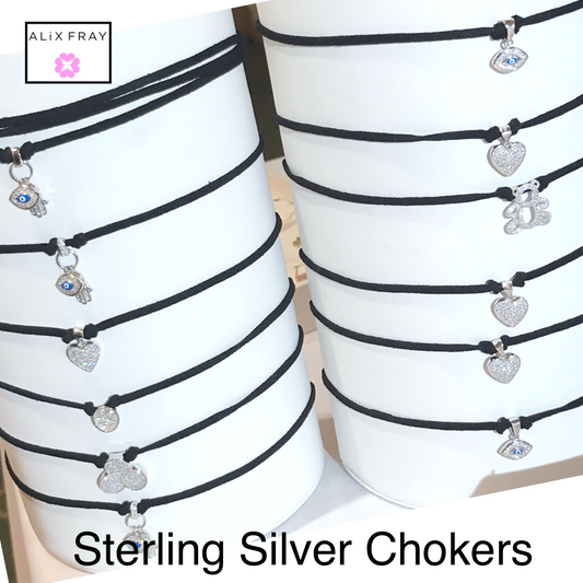 Leather "Charm Me" Choker