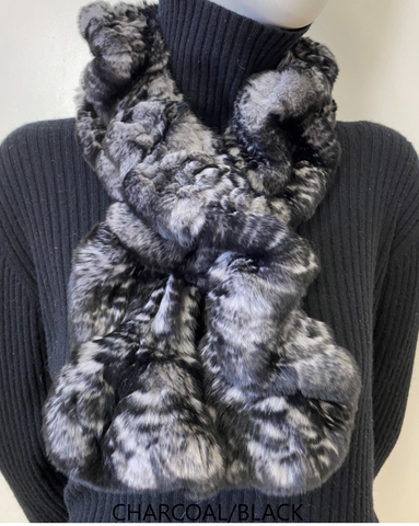 Fur Ruffle Scarf