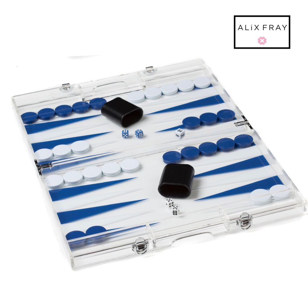 Acrylic Backgammon Set