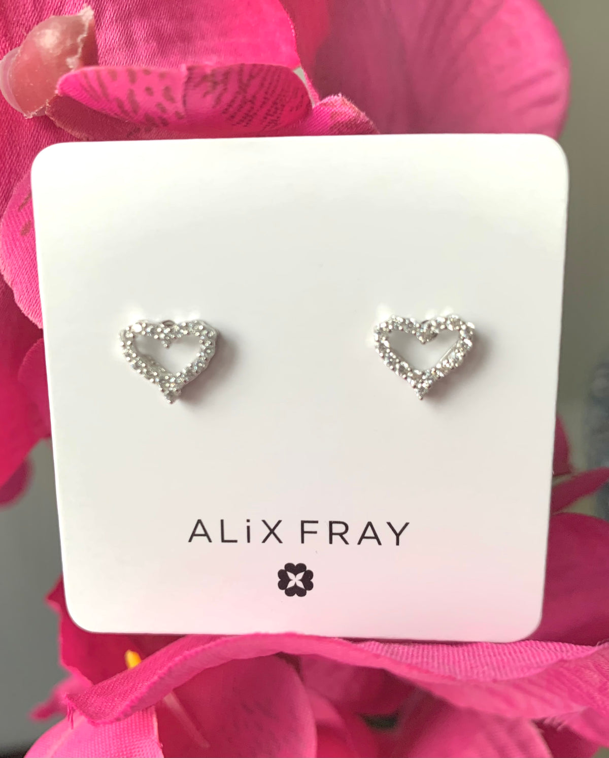 Open Heart Earrings